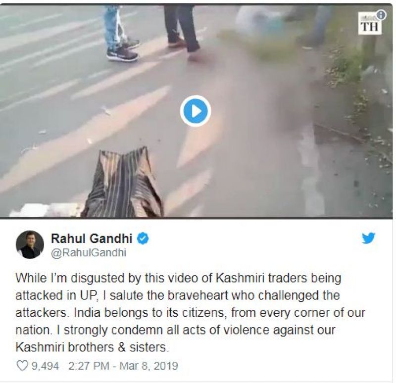 Rahul Gandhi tweet