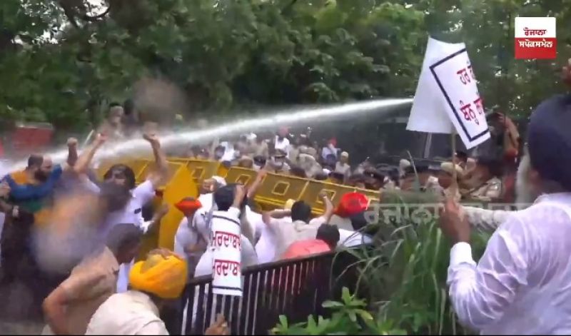 Shiromani Akali Dal United Protest in Chandigarh 