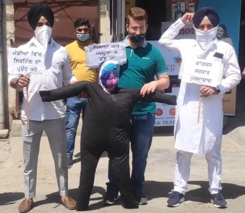 Shiromani Akali Dal Protest