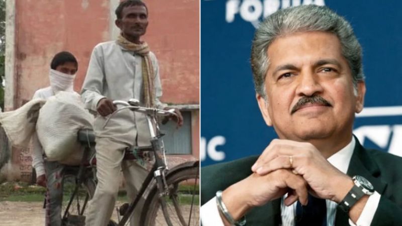 Anand Mahindra steps in to help MP boy whose father cycled 105km 
