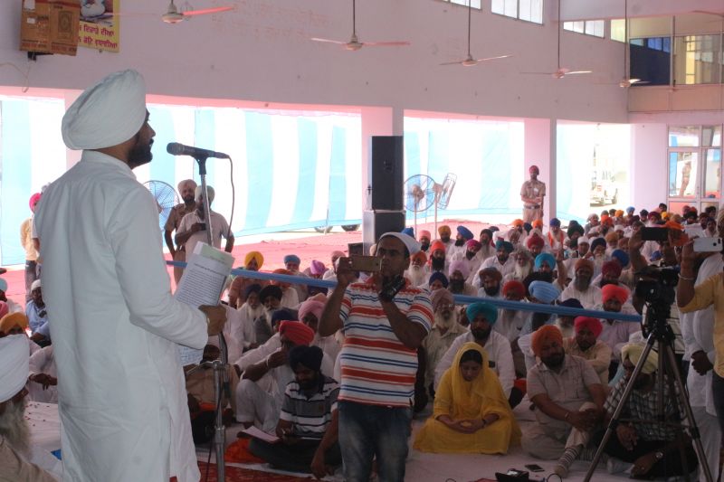 Channi announced grant of Rs 10 lakhs for the village for the development works and handed over cheque of Rs 5 lakhs to the panchayat on the spot.