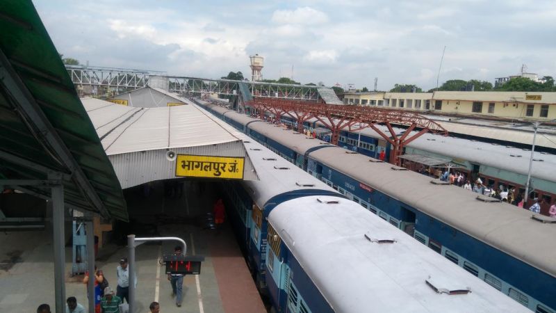 Trains at Bhagalpur Railway Station