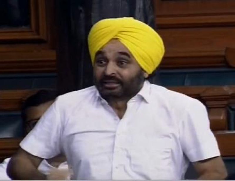 Bhagwant Mann in lok sabha