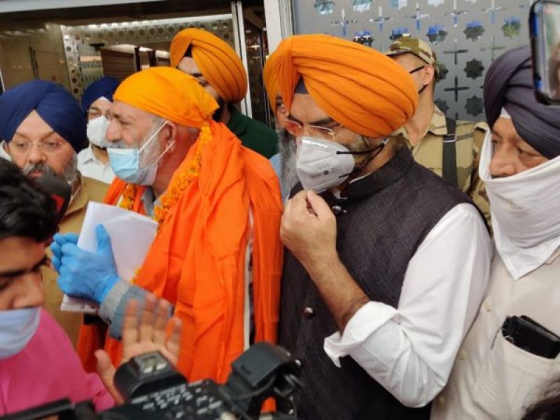 the first batch of Afghan Sikhs who reached India on Sunday, fleeing religious persecution.