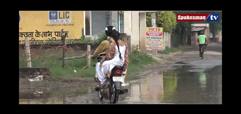 A picture of village Chunni Kalan adopted by Harinder Singh Khalsa