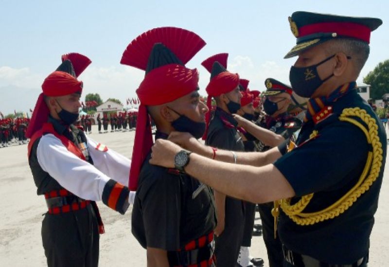 614 jawans graduated from Army’s Jammu and Kashmir Light Infantry Battalion