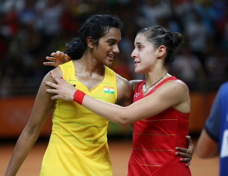 Carolina Marin and Pv Sindhu