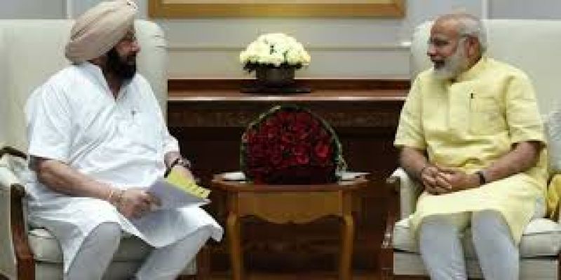 Captain Amarinder Singh meets PM Modi