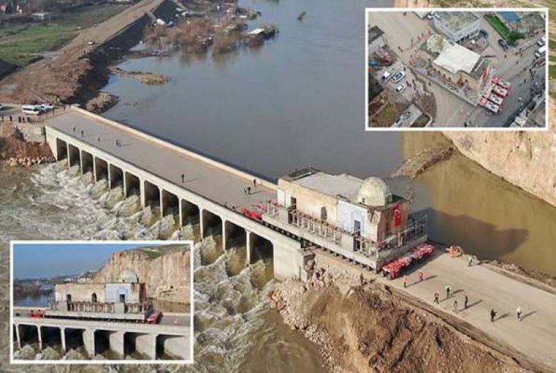 year old Mosque Moved three Kilometers Away