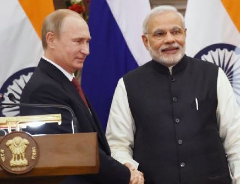 P.M. Modi & Vladimir Putin