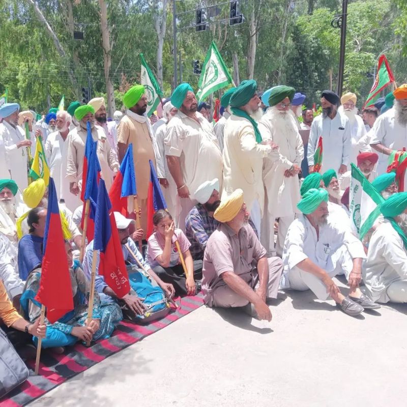 Farmers Protest against agnipath scheme 