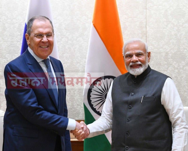 Russian Foreign Minister Meets Prime Minister Narendra Modi