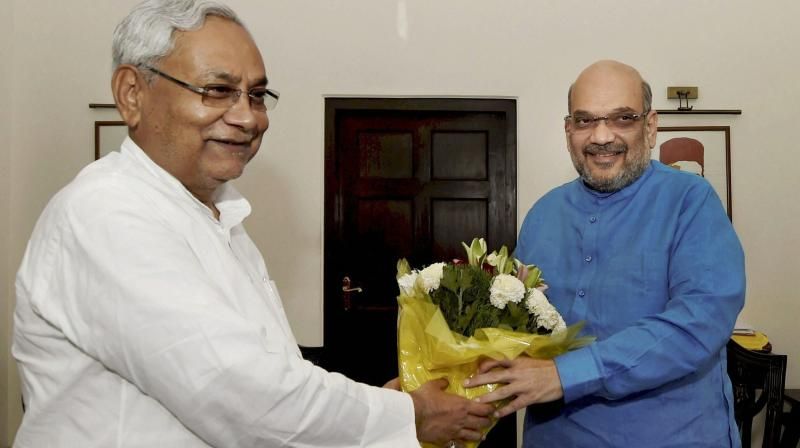 Nitish Kumar & Amit Shah