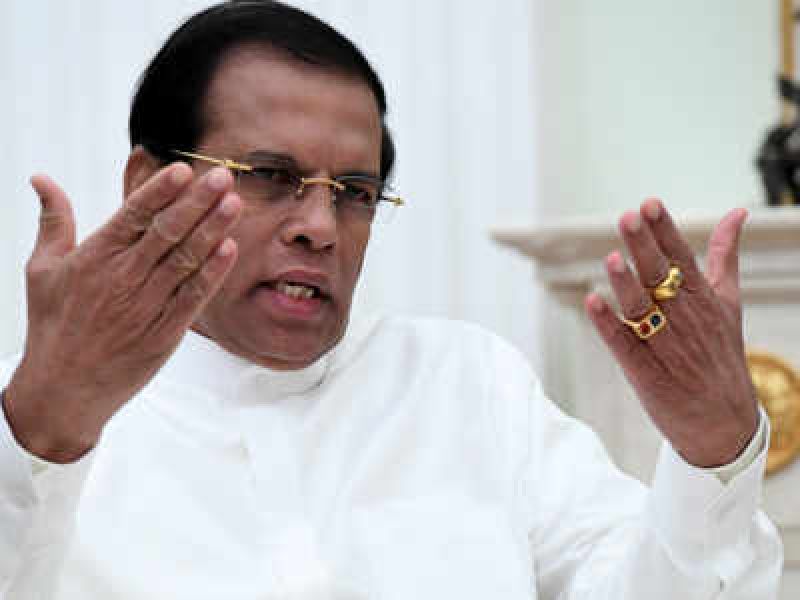 Maithripala Sirisena President of Sri Lanka