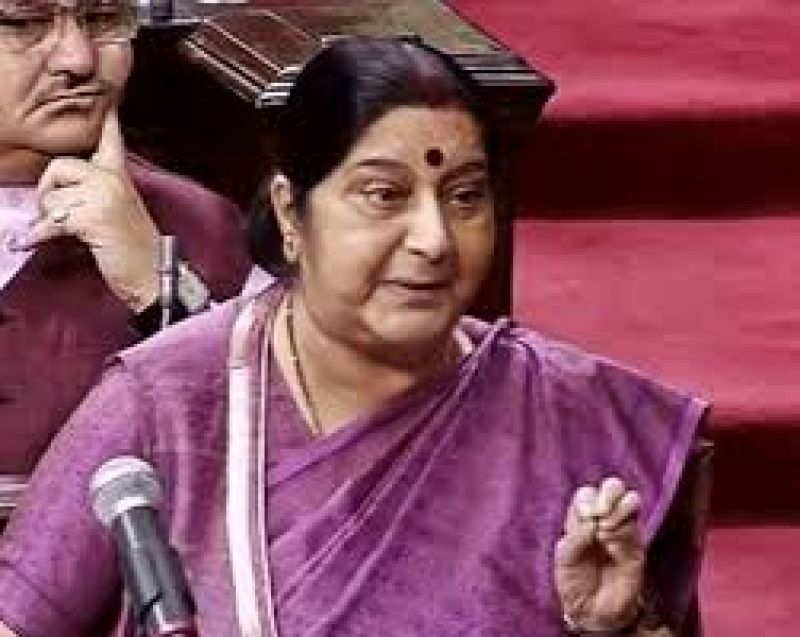 Congress bring privilege motion against Swaraj for 39 Indians killed