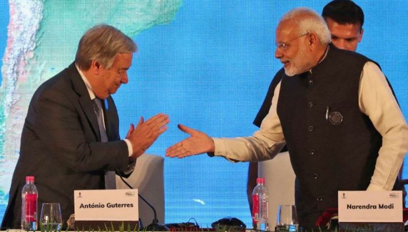 Awarded to P.M. Modi