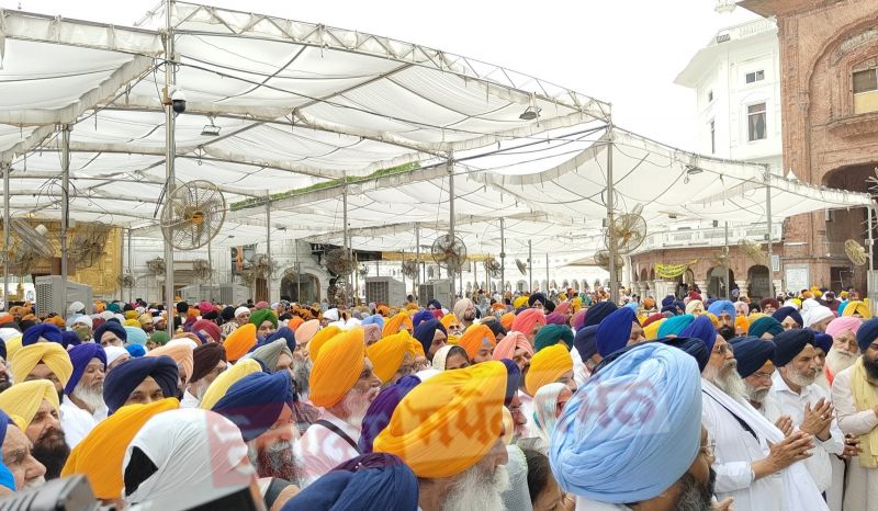 SAD political crisis Baghi leaders did ardas in Sri akal takht sahib