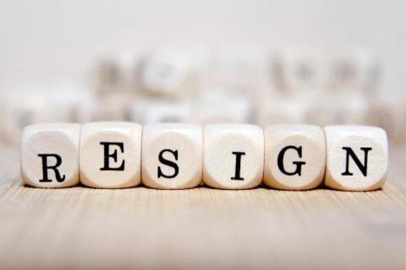 resign