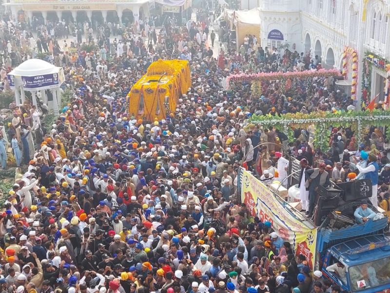 Nagar Kirtan at Sri Nankana Sahib 