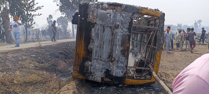 A major accident in Batala