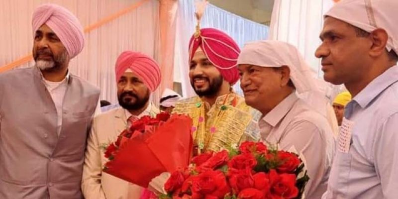 CM Channi 's son married