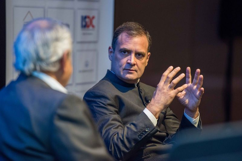 Rahul Gandhi at conclave in London
