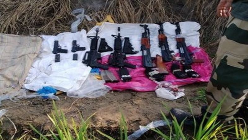 Ammunition recovered from India-Pakistan border