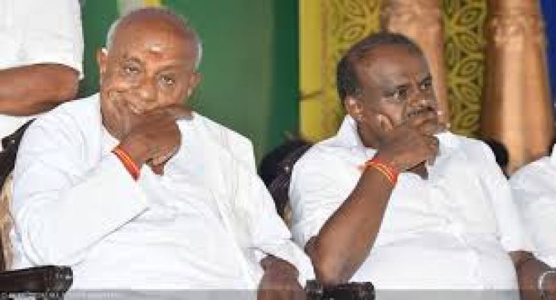 HD Deve Gowda and Kumarswamy