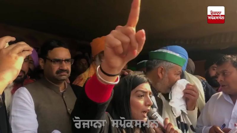 Rupinder Handa at Ghazipur Border