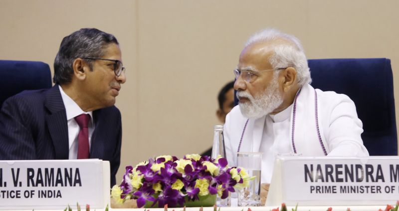 CJI NV Ramana And PM Modi