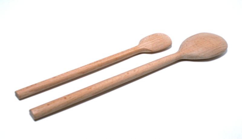 hyderabad narayan pespati has made a spoon using wheat