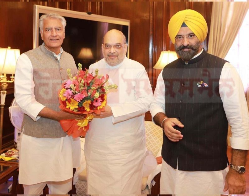 Sunil Jakhar Meets Home Minister Amit Shah