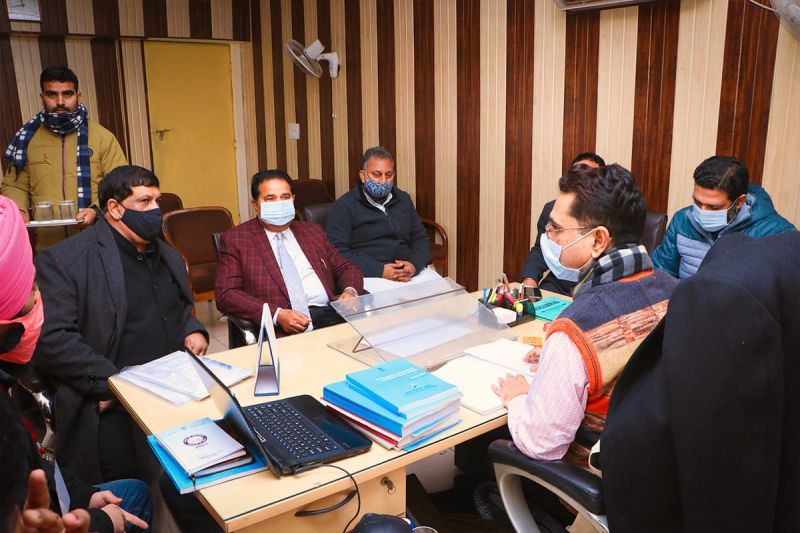 Deputy CM OP Soni Files Nomination 