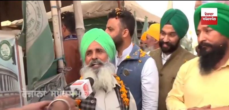 Celebration of repeal of farm laws at Singhu border