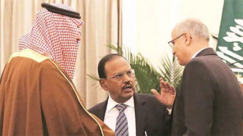 NSA Ajit Doval meets Saudi Crown Prince Mohammad Bin Salman 