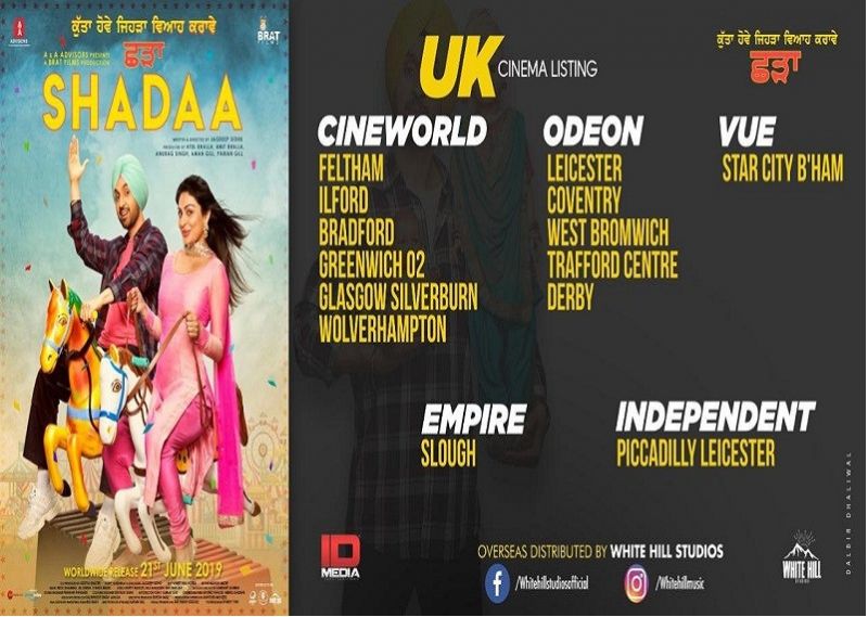 Punjabi movie shadaa in cinema list