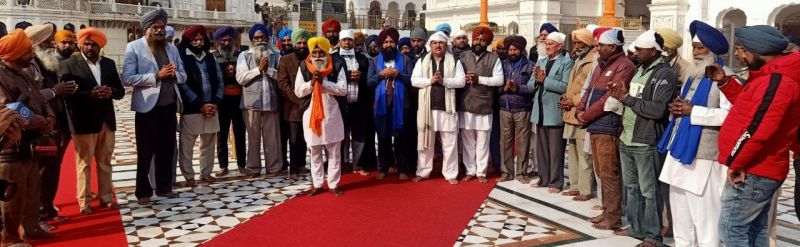 BSP Leaders at Darbar Sahib