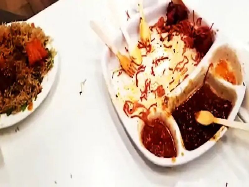 Cockroach food came out of the restaurant located in Elante, customer complained