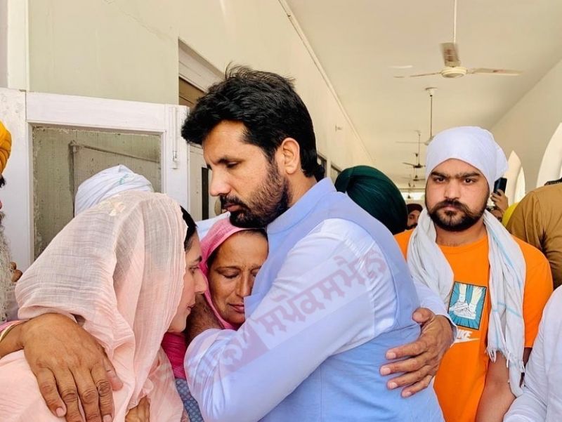 Sidhu Moosewala's Family at Gurdwara Patal Puri Sahib