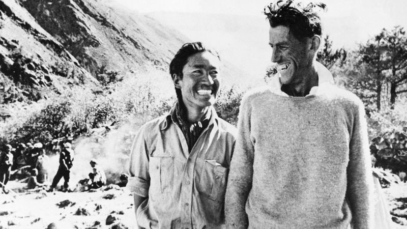 Sir Edmund Hillary and Tenzing Norgay 