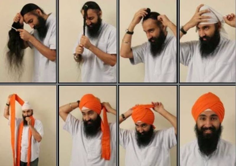 Turban tying 