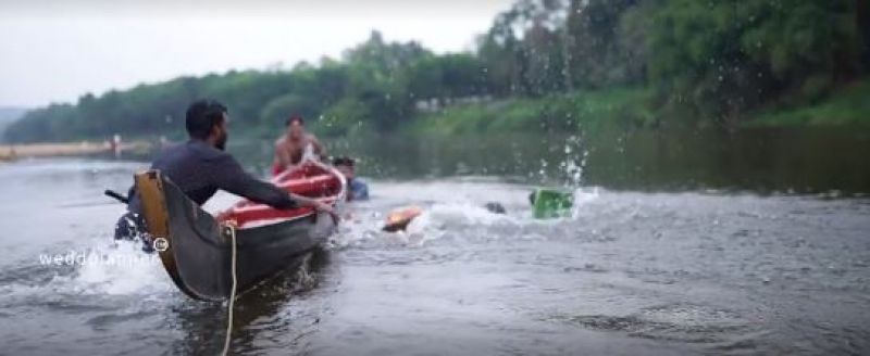 water dropped in the fall