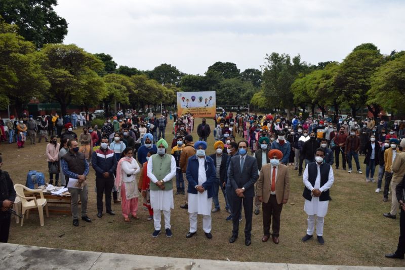 Balbir Singh Sidhu gives appointment letters to 160 candidates