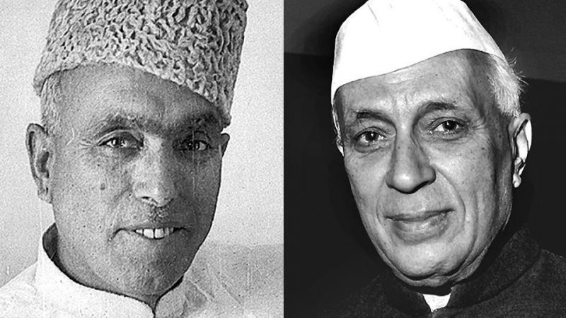 Sheikh Abdullah and Nehru 