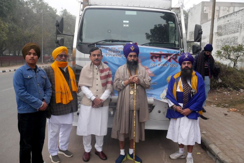 Ration sent from Punjab for langar service in Ayodhya News in punjabi 