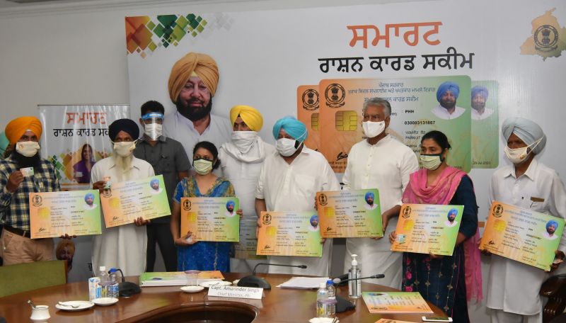 Capt Amarinder rolls out state-wide Smart Ration Card scheme to cover 1.41 cr NFSA beneficiaries