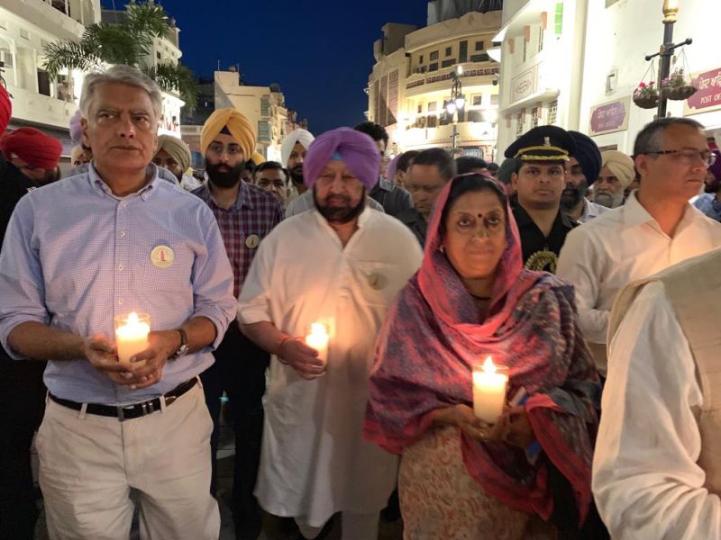 Candlelight march held in Amritsar on eve of Jallianwala Bagh