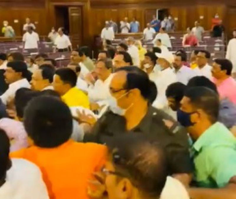 Ruckus In West Bengal Assembly As Fist Fight Breaks Out