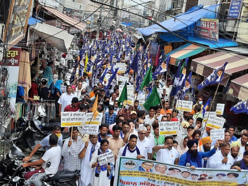  BSP's elephant landed on the streets to wake up the BJP from the sleep of Kumbakarn