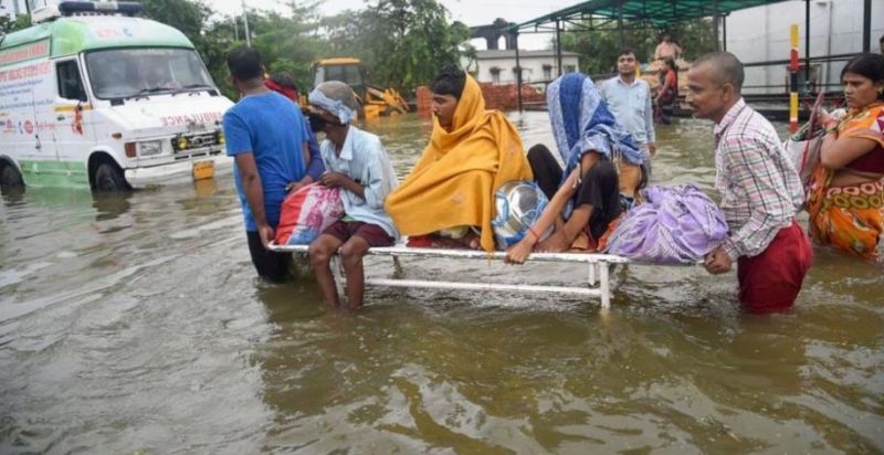 Heavy rains ravage Bihar, UP